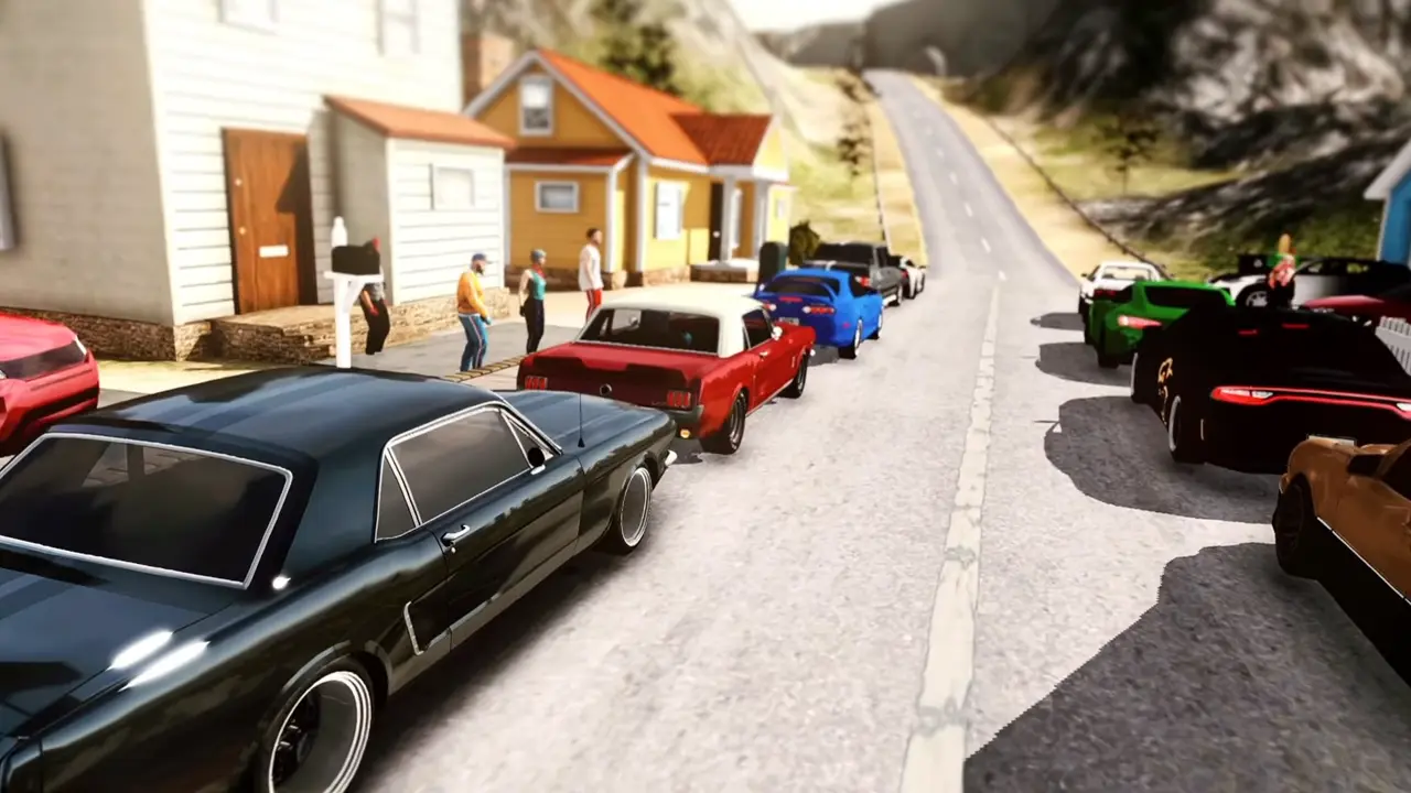 Amazing road-trip in Car Parking Multiplayer old version