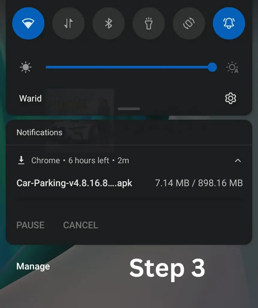 Car parking Multiplayer is downloading