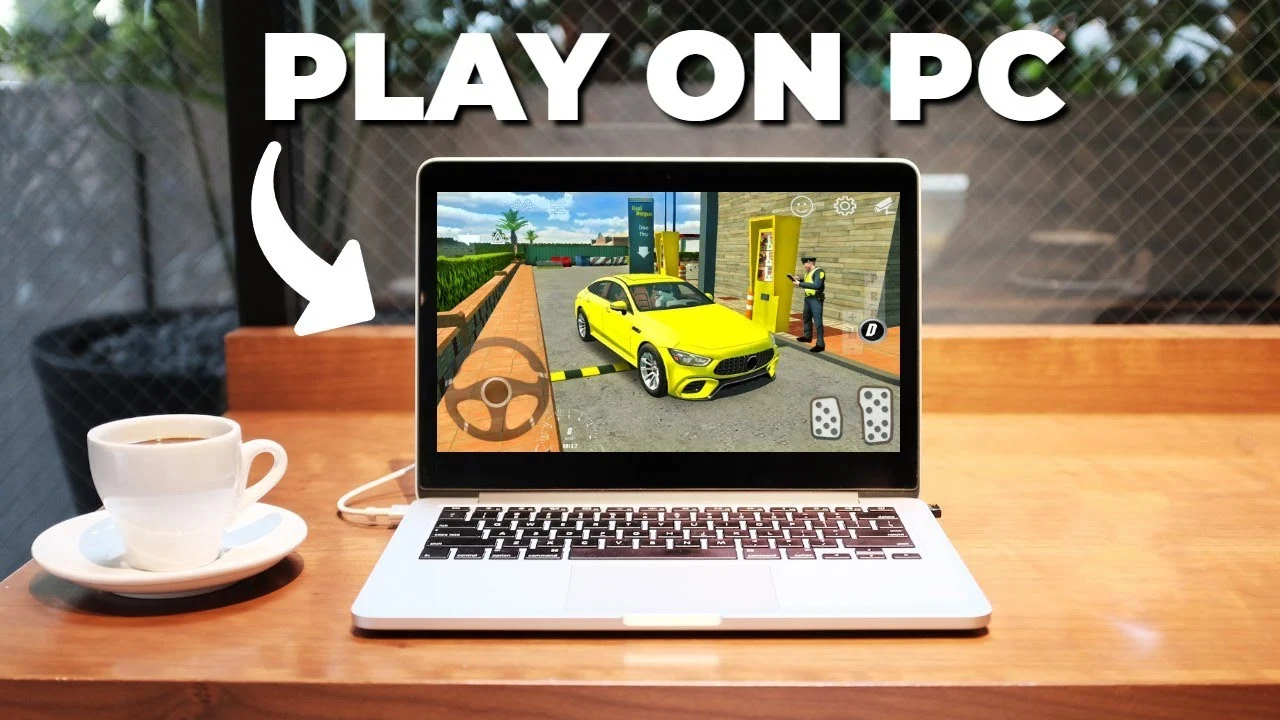 Play car parking multiplayer on PC using Bluestacks Emulator