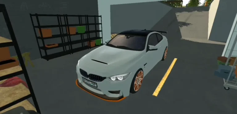 BMW M4GTS a free car in car parking multiplayer