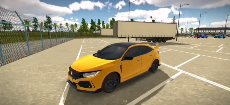 Honda civic a free car in car parking multiplayer