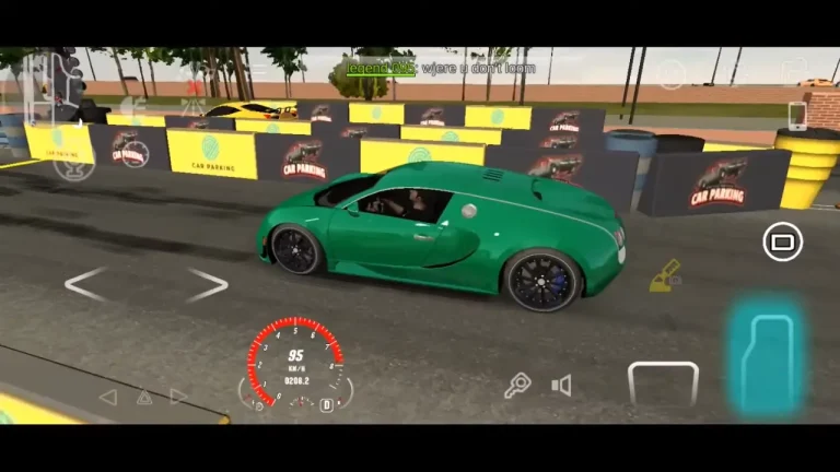 Bugatti Veyron in Car Parking Multiplayer