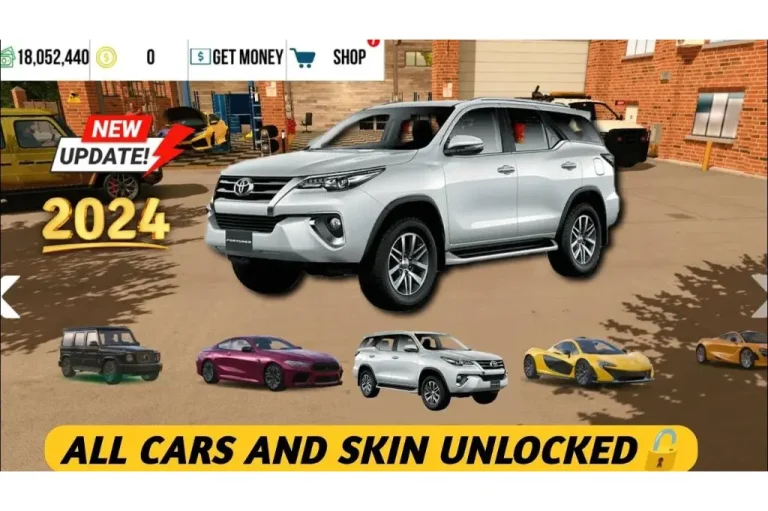 Free account in car parking multiplayer makes all cars unlocked