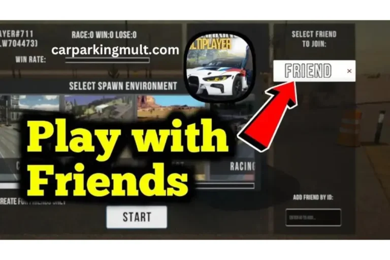 How to play with friends in car parking multiplayer