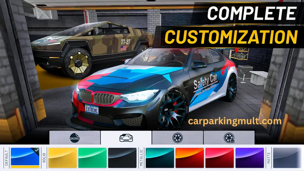 Avail unlimited customizations in extreme car driving mod apk